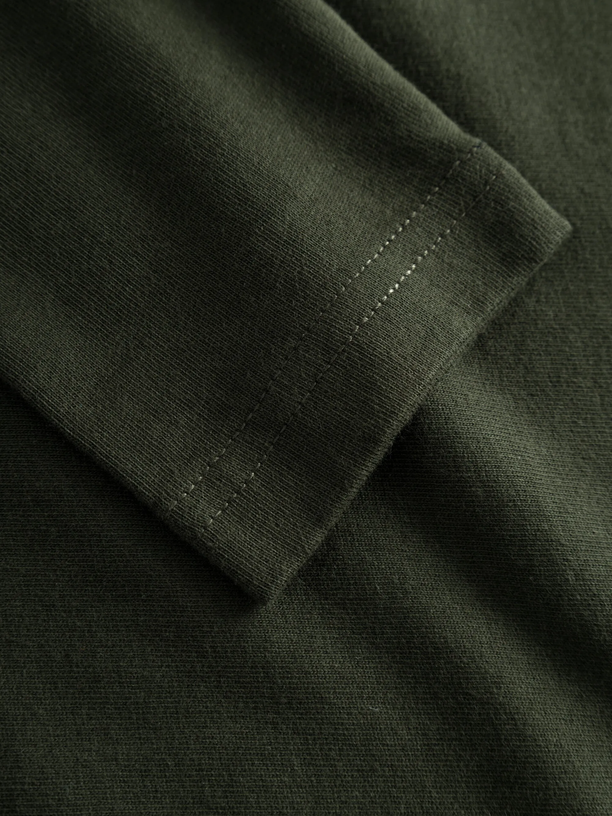 Regular fit badge long sleeved - Forrest Night Knowledge Cotton