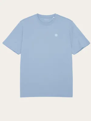 Regular fit Badge t-shirt - Asley Blue Knowledge Cotton