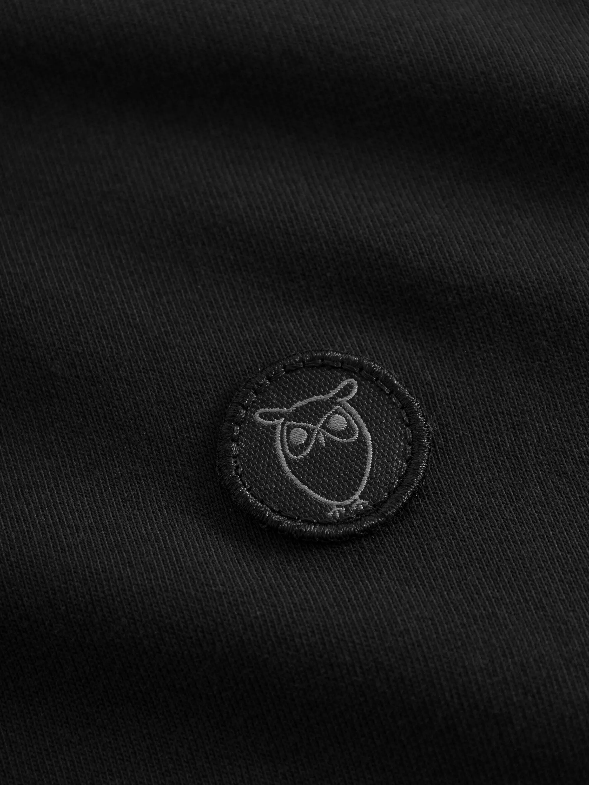 Regular fit Badge t-shirt - Black Jet Knowledge Cotton