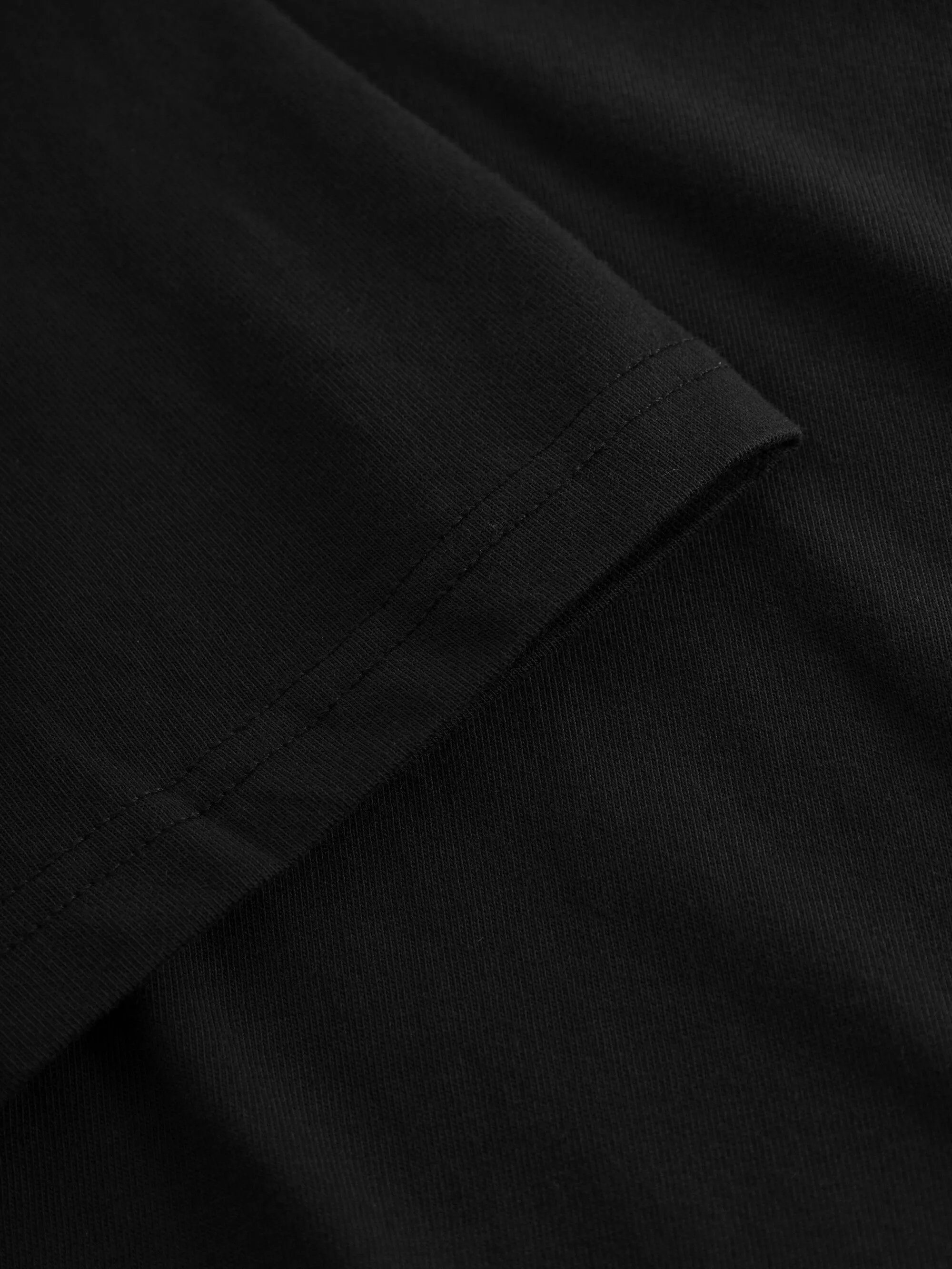 Regular fit Badge t-shirt - Black Jet Knowledge Cotton