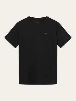 Regular fit Badge t-shirt - Black Jet Knowledge Cotton