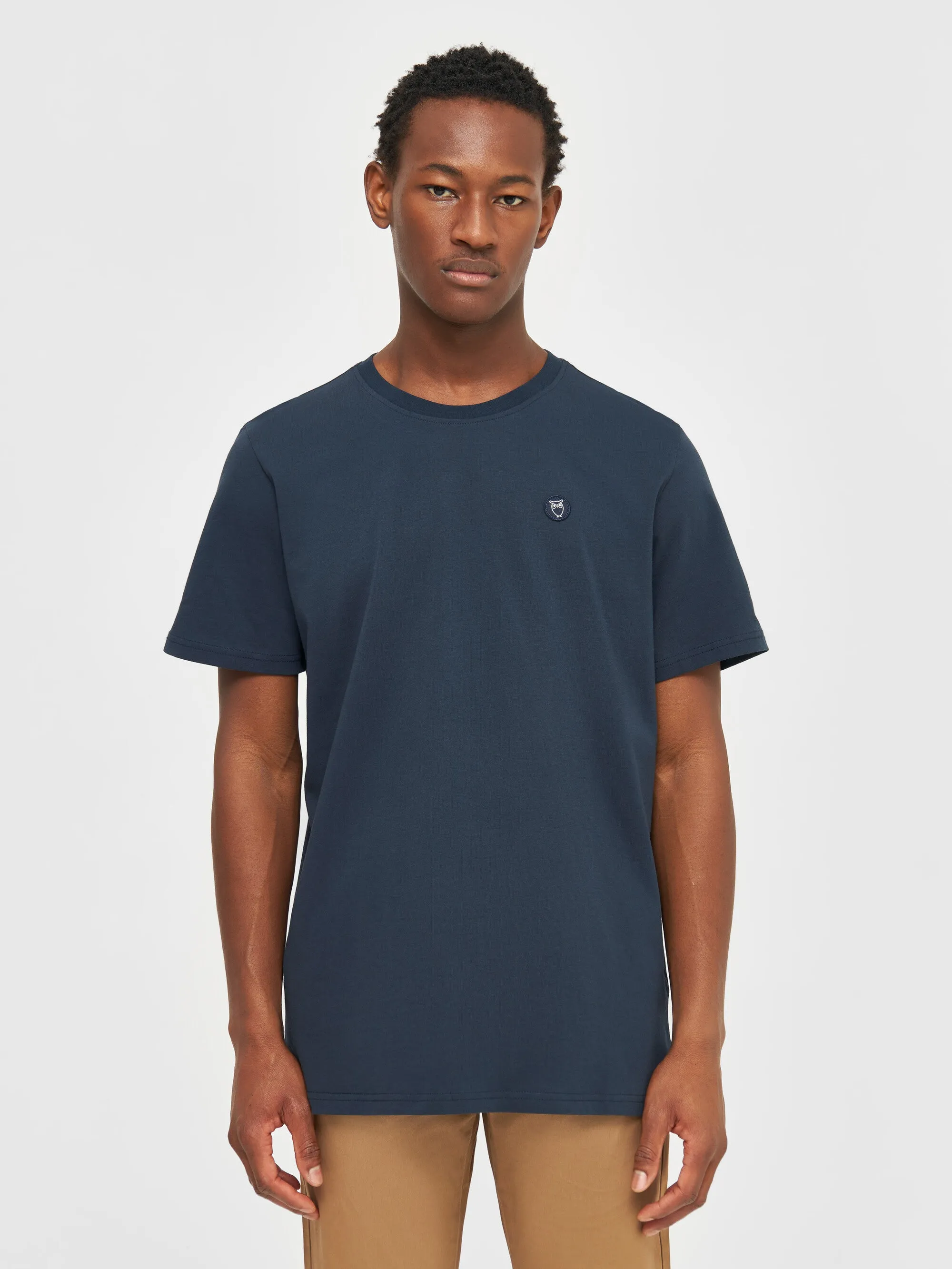 Regular fit Badge t-shirt - Total Eclipse Knowledge Cotton