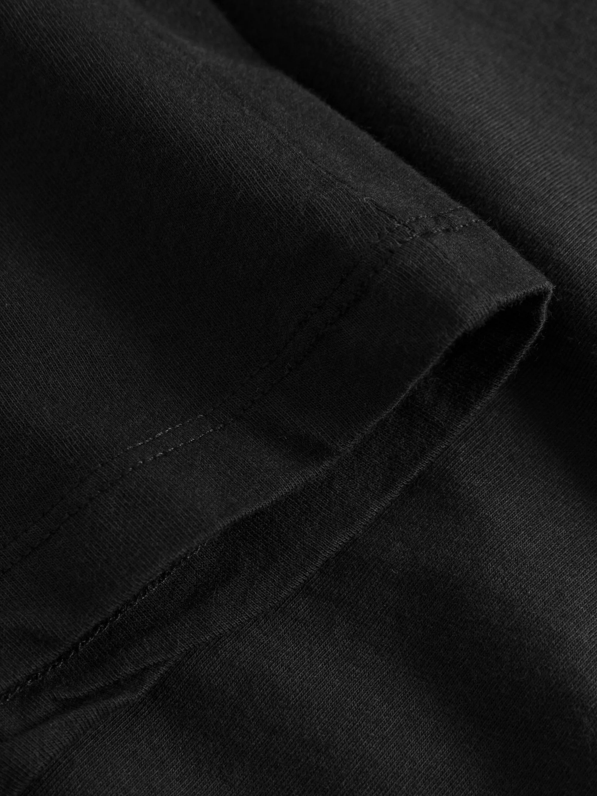 Regular fit Basic tee - Black Jet Knowledge Cotton
