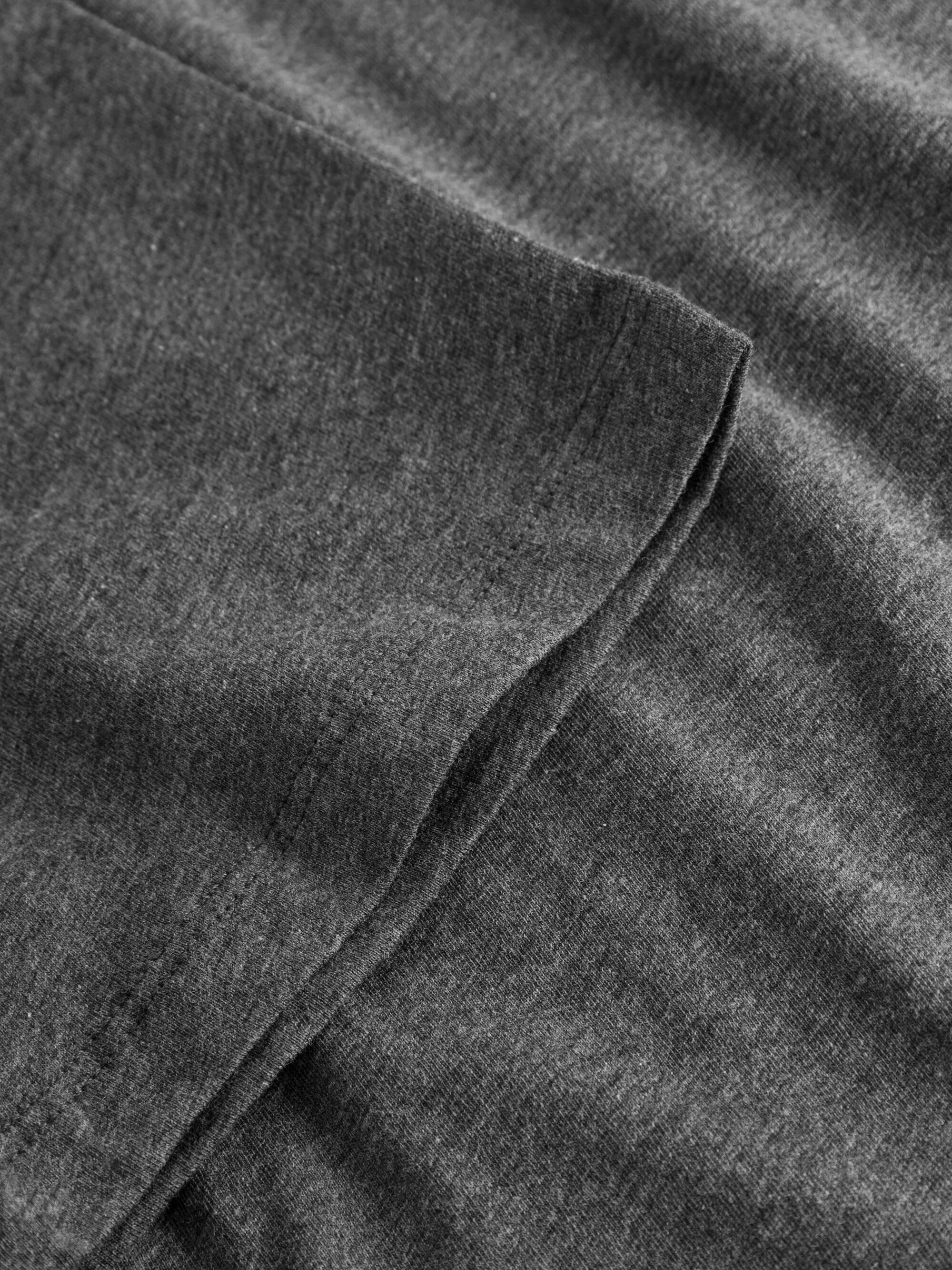 Regular fit Basic tee - Dark Grey Melange Knowledge Cotton