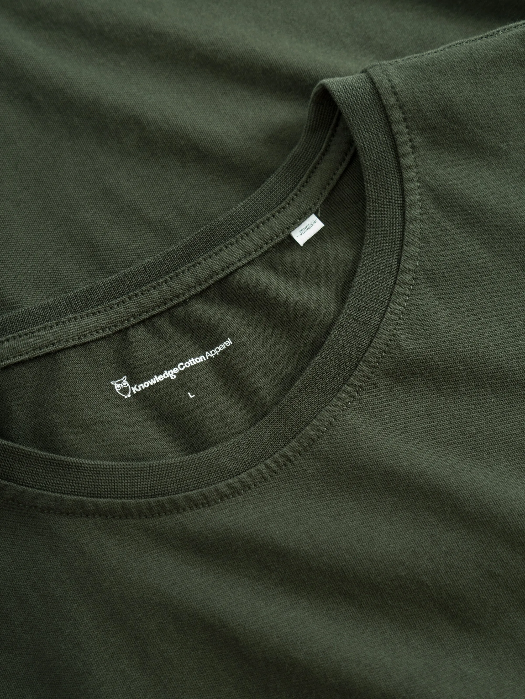 Regular fit Basic tee - Forrest Night Knowledge Cotton