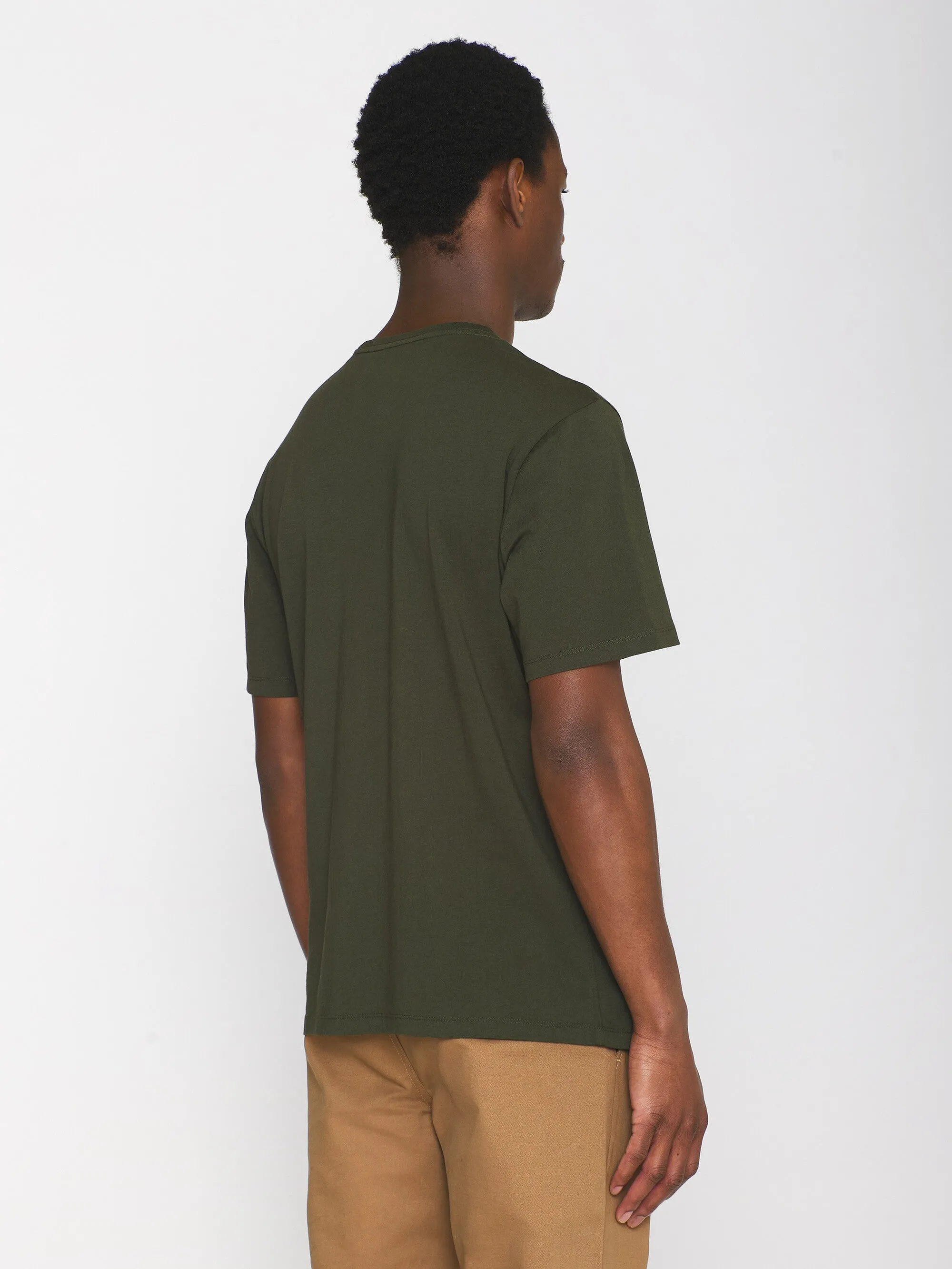 Regular fit Basic tee - Forrest Night Knowledge Cotton