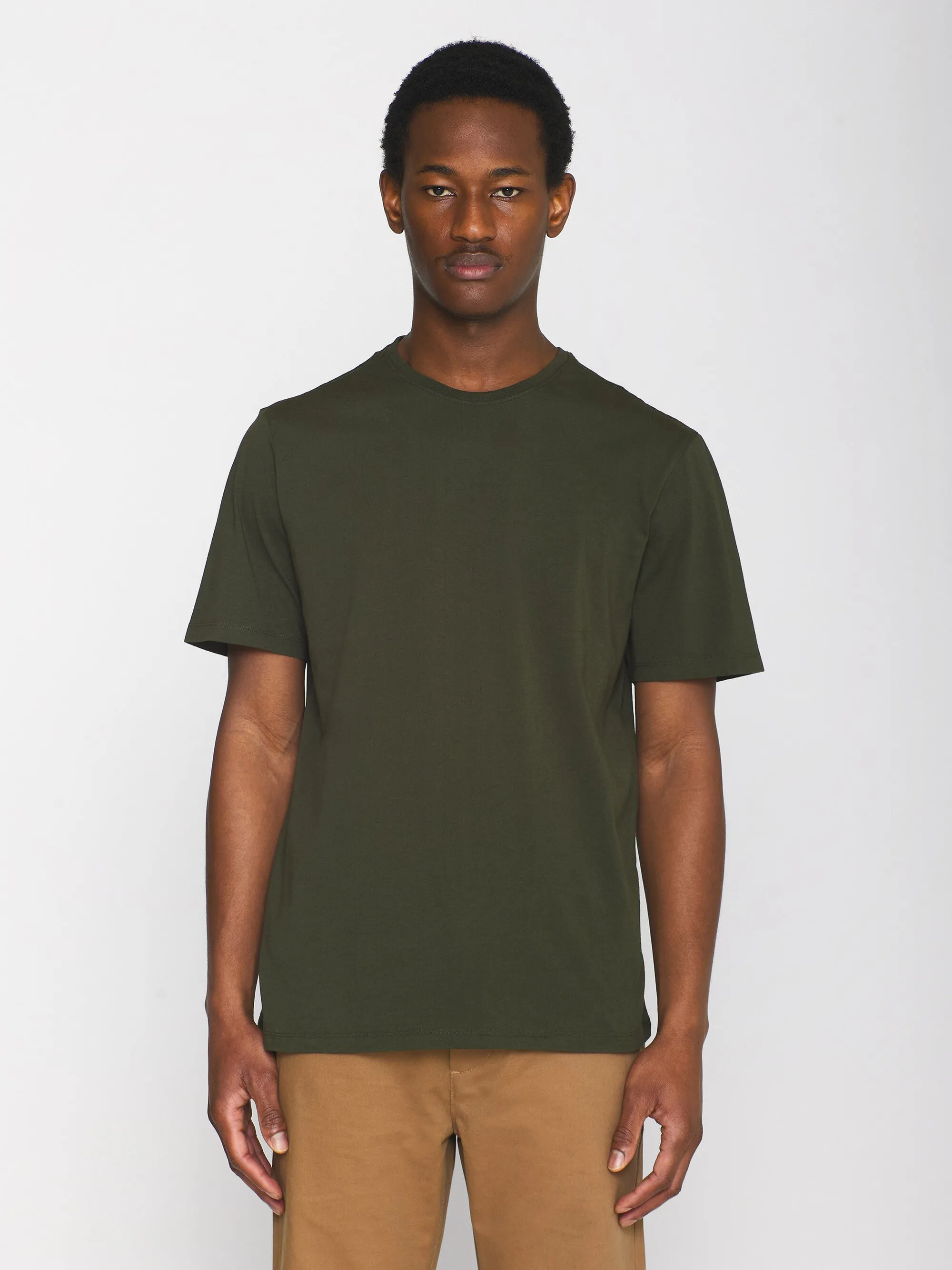 Regular fit Basic tee - Forrest Night Knowledge Cotton