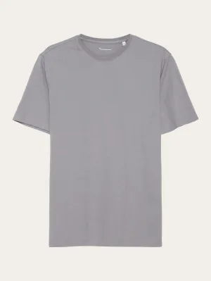Regular fit Basic tee - Sharkskin Knowledge Cotton