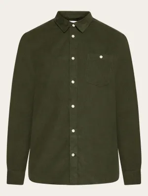 Regular fit corduroy shirt - Forrest Night Knowledge Cotton