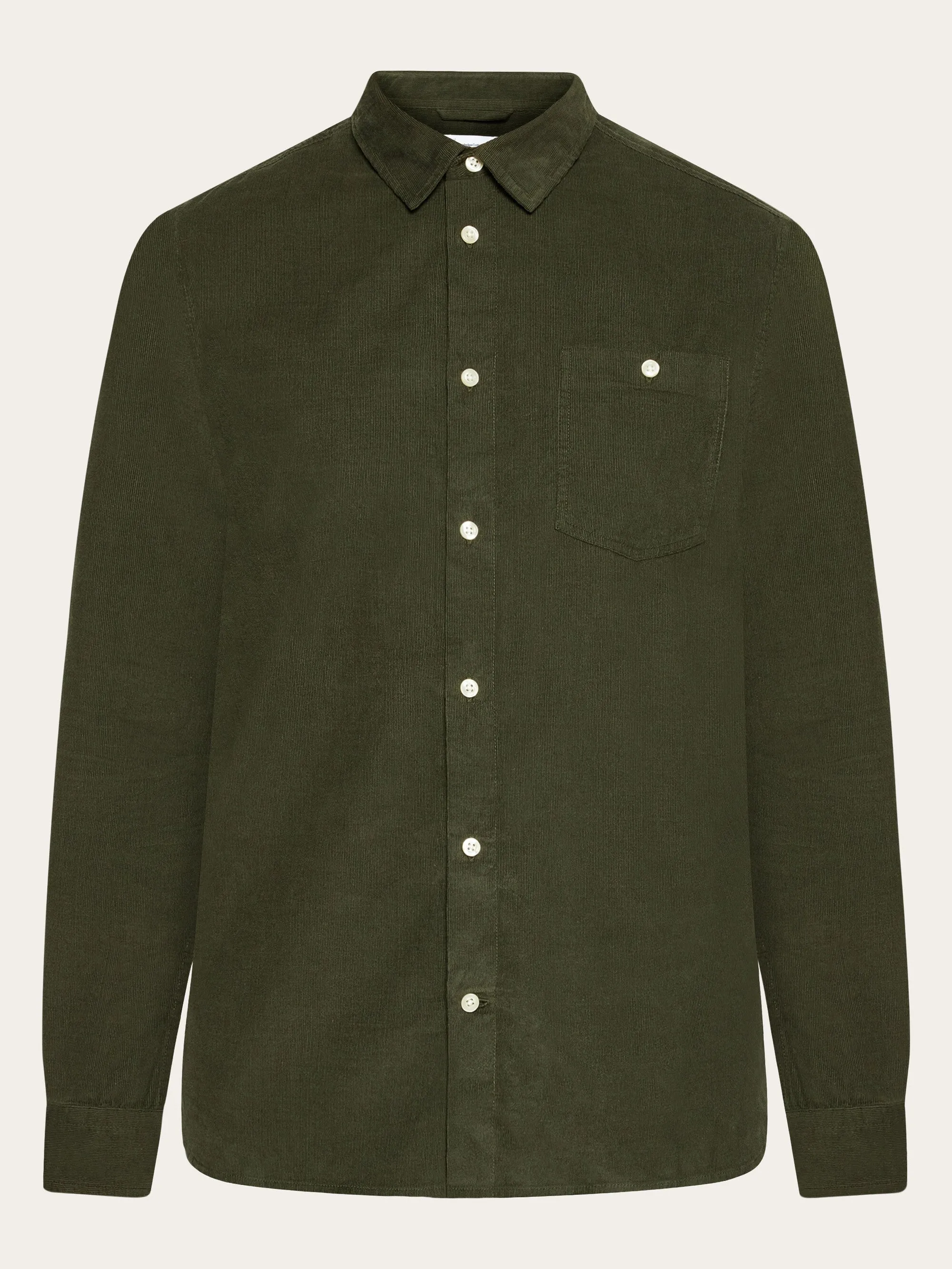 Regular fit corduroy shirt - Forrest Night Knowledge Cotton