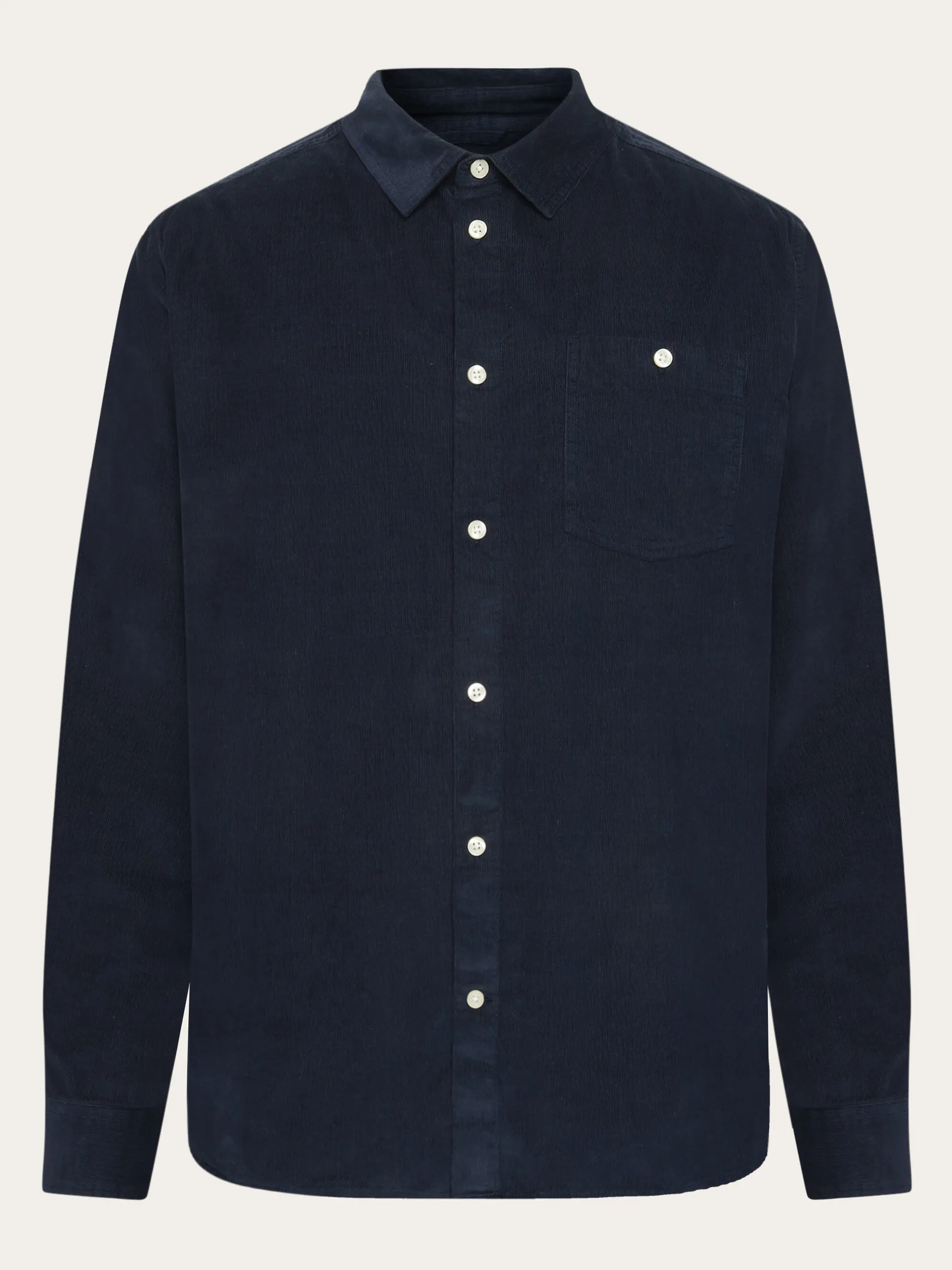 Regular fit corduroy shirt - Total Eclipse Knowledge Cotton