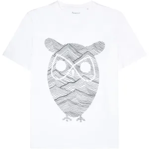 Regular fit mountain t-shirt - Regenerative Organic Certified - GOTS/Vegan - Bright White Knowledge Cotton