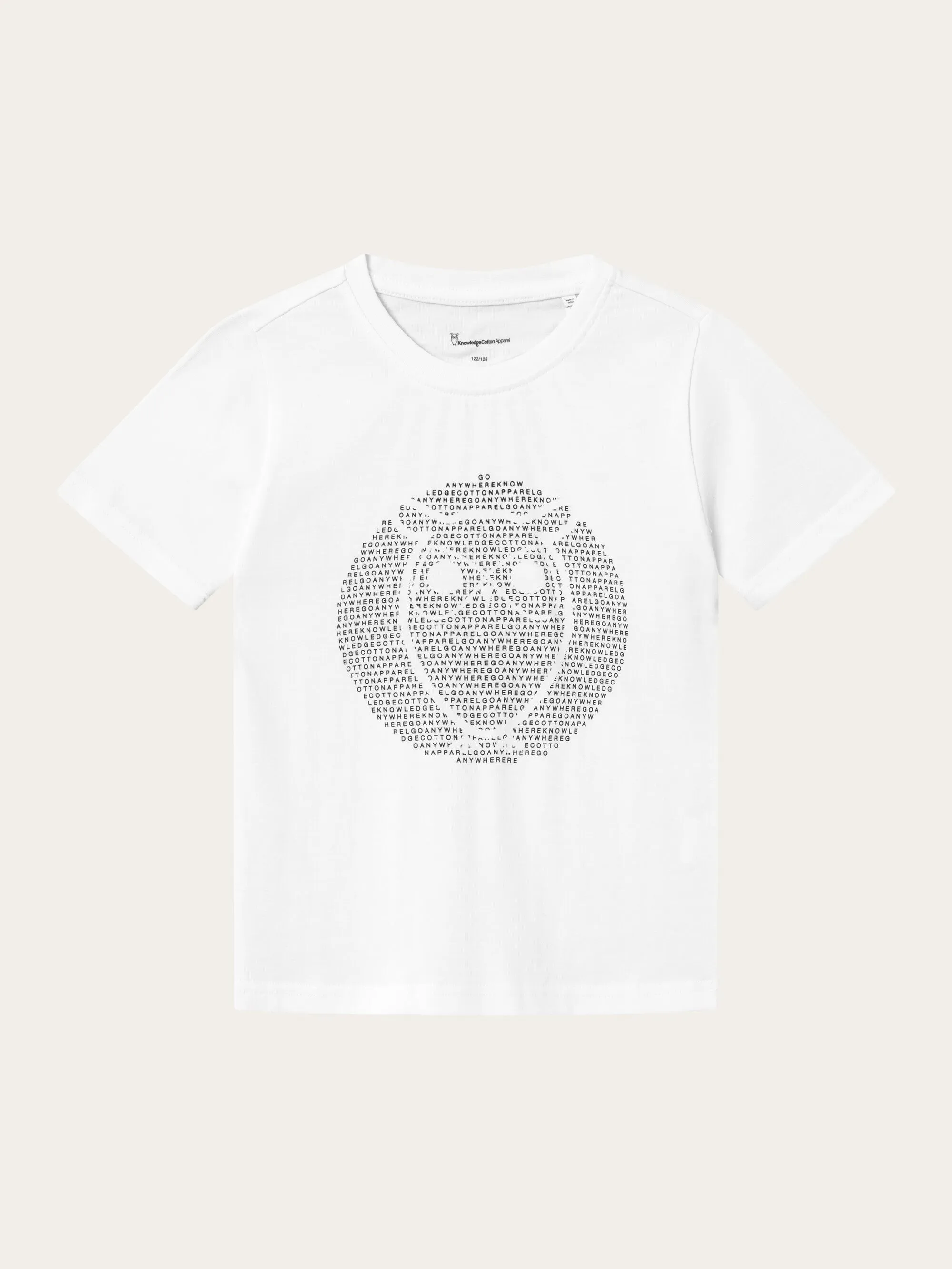 Regular fit owl chest print - Bright White Knowledge Cotton