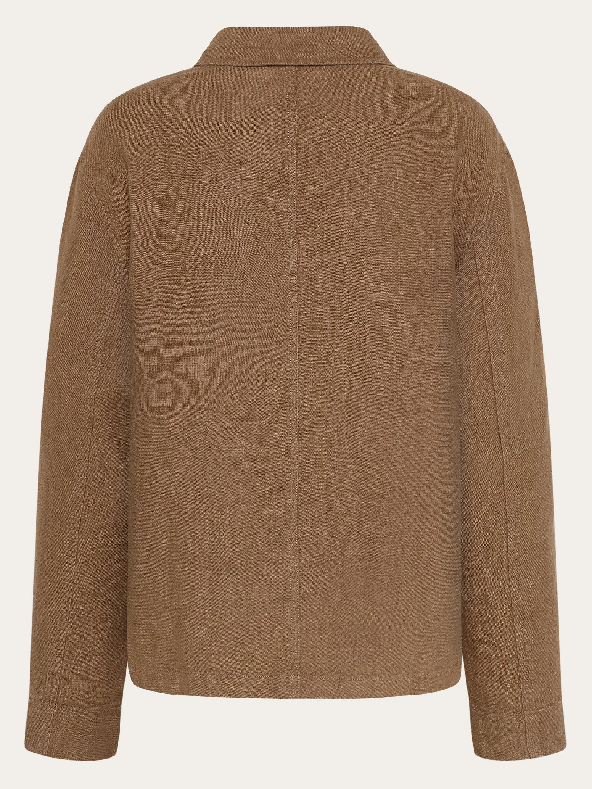 Regular linen overshirt - GOTS/Vegan - Tuffet Knowledge Cotton
