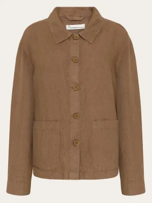 Regular linen overshirt - GOTS/Vegan - Tuffet Knowledge Cotton
