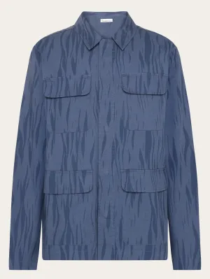 Ripstop Northern Lights overshirt - GOTS/Vega - Blue Knowledge Cotton