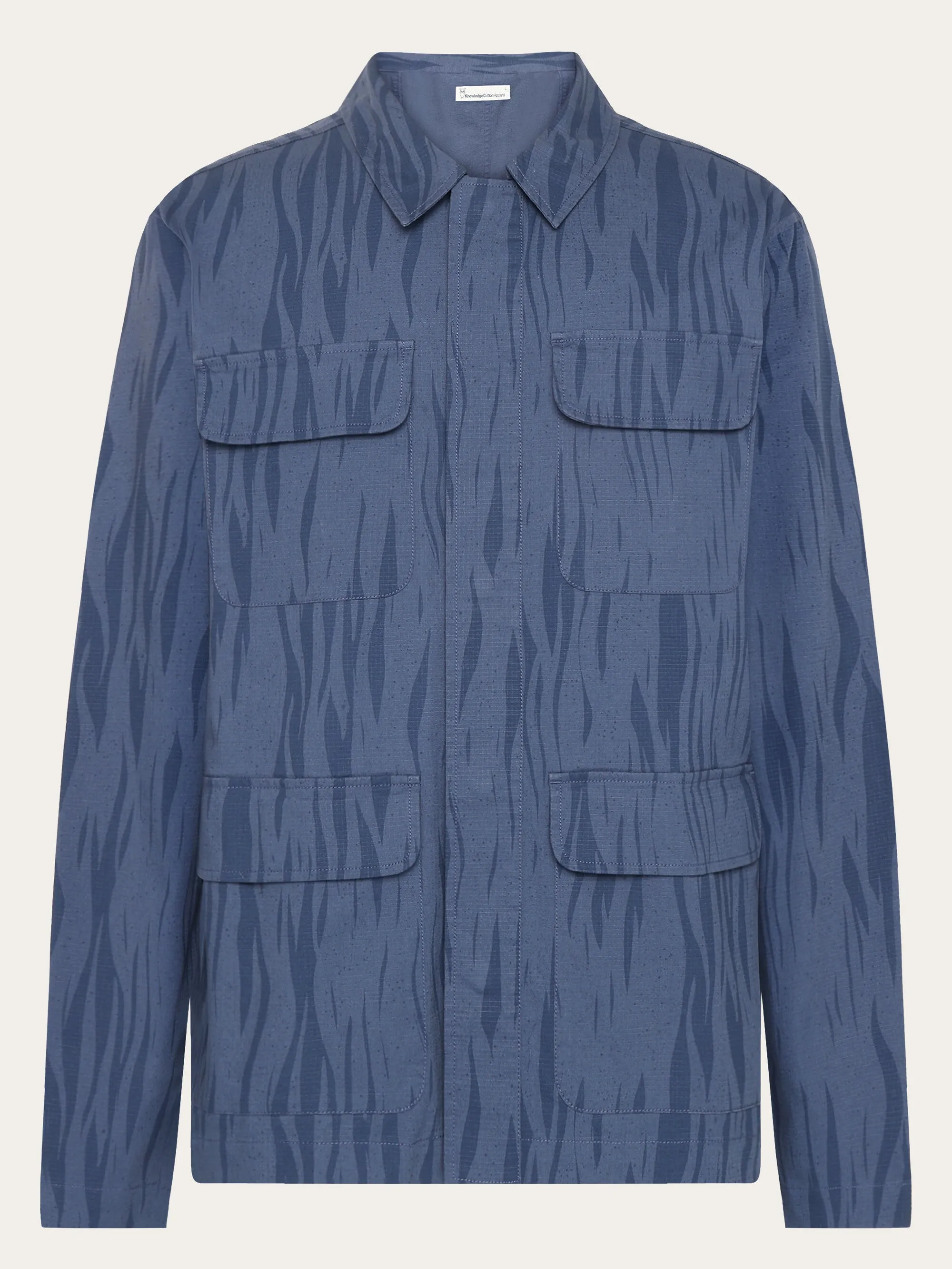 Ripstop Northern Lights overshirt - GOTS/Vega - Blue Knowledge Cotton
