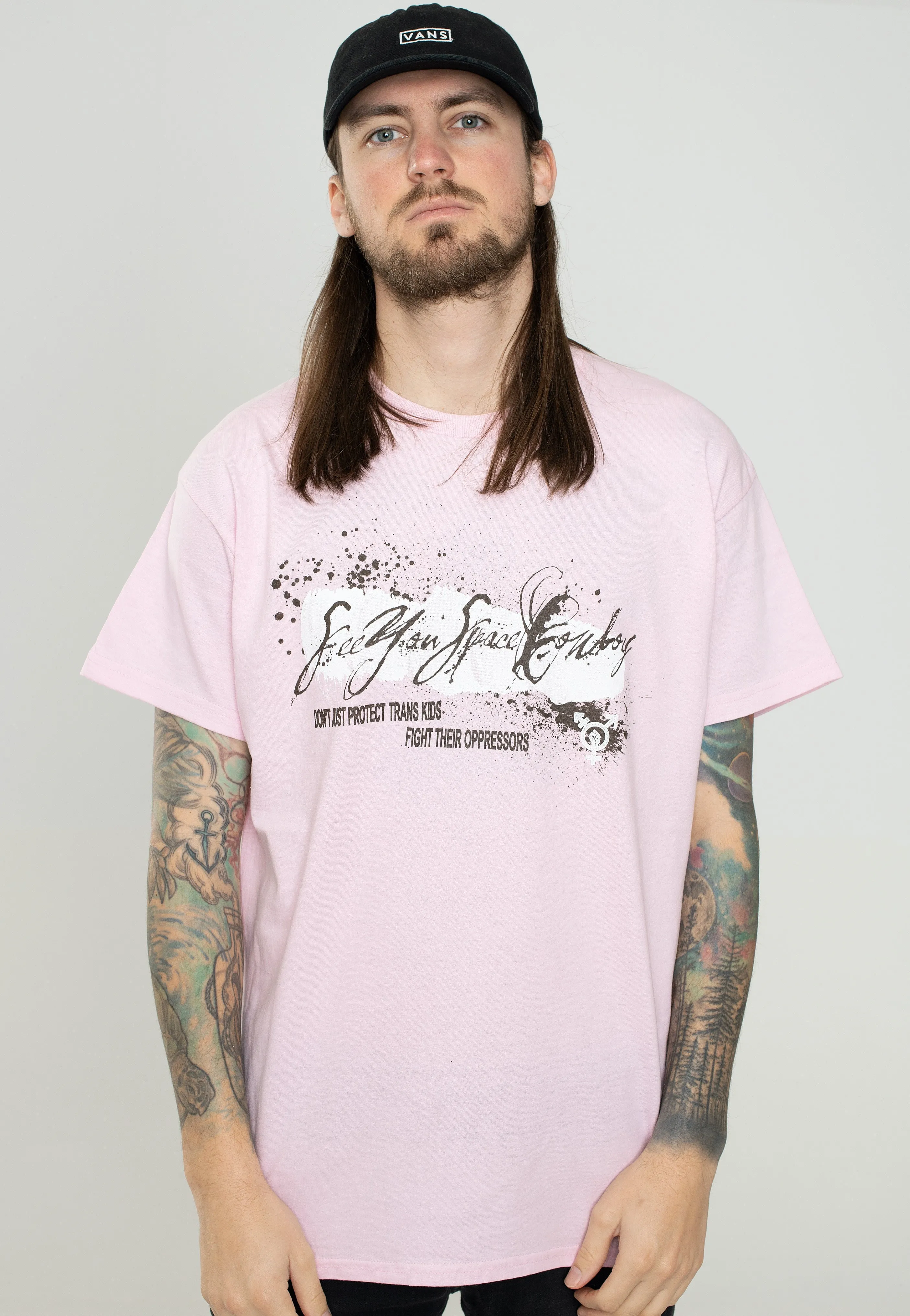 SeeYouSpaceCowboy - Trans Kids Light Pink - T-Shirt