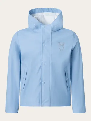 Short rain jacket - Chambray Blue Knowledge Cotton