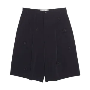 Single Pleated Shorts 'Black'
