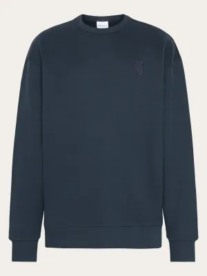 Straight fit sweat with embroidery at chest - Total Eclipse Knowledge Cotton