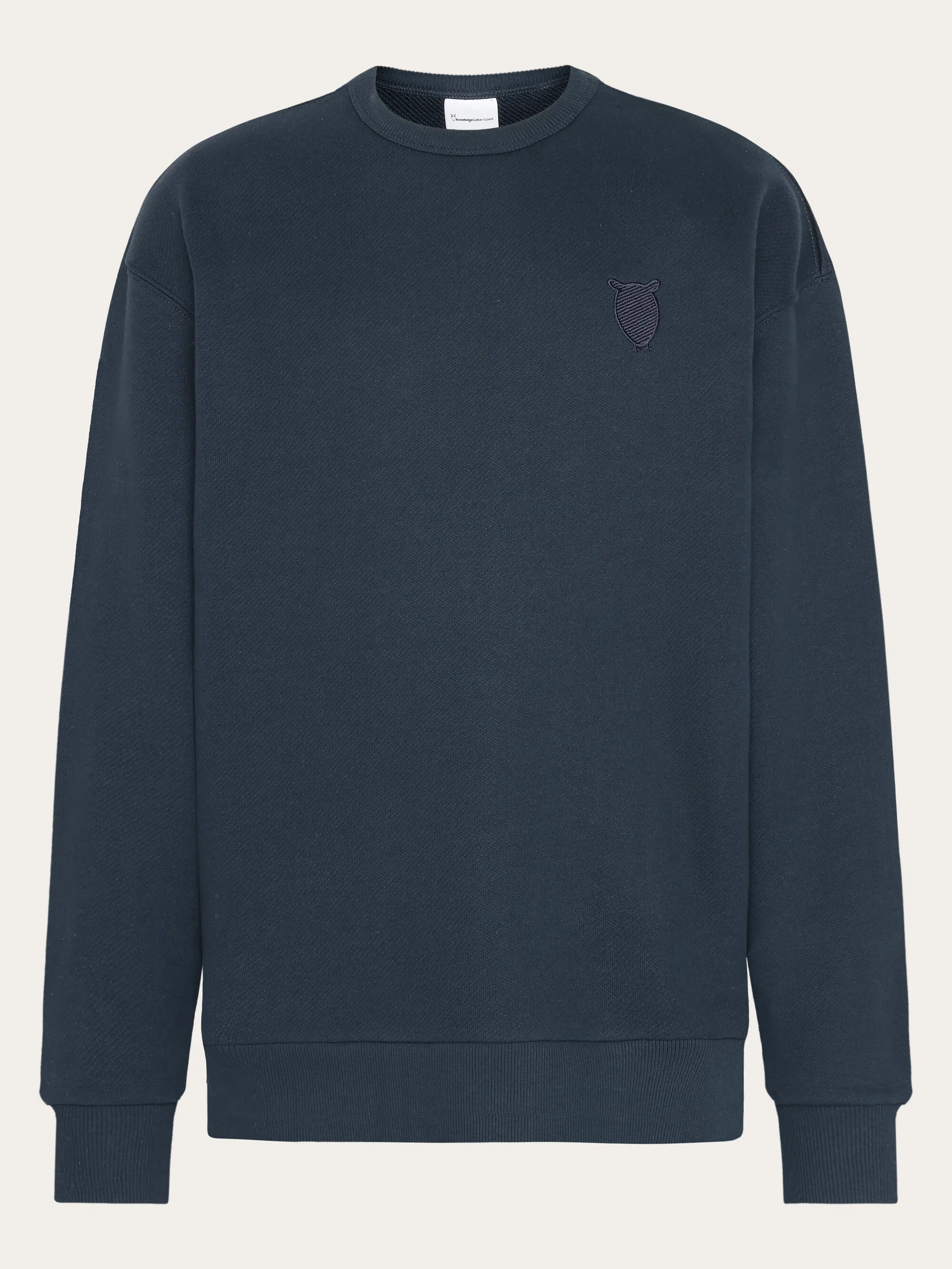 Straight fit sweat with embroidery at chest - Total Eclipse Knowledge Cotton