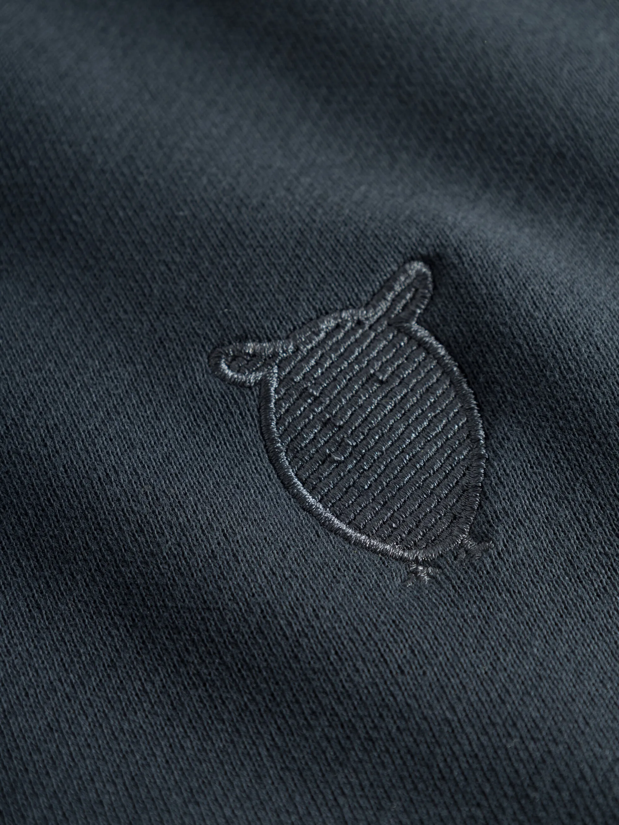 Straight fit sweat with embroidery at chest - Total Eclipse Knowledge Cotton