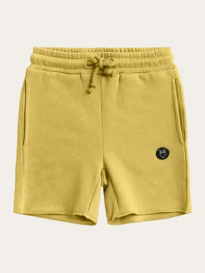 Sweat shorts - GOTS/Vegan - Misted Yellow Knowledge Cotton