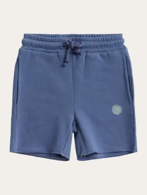 Sweat shorts - GOTS/Vegan - Moonlight Blue Knowledge Cotton