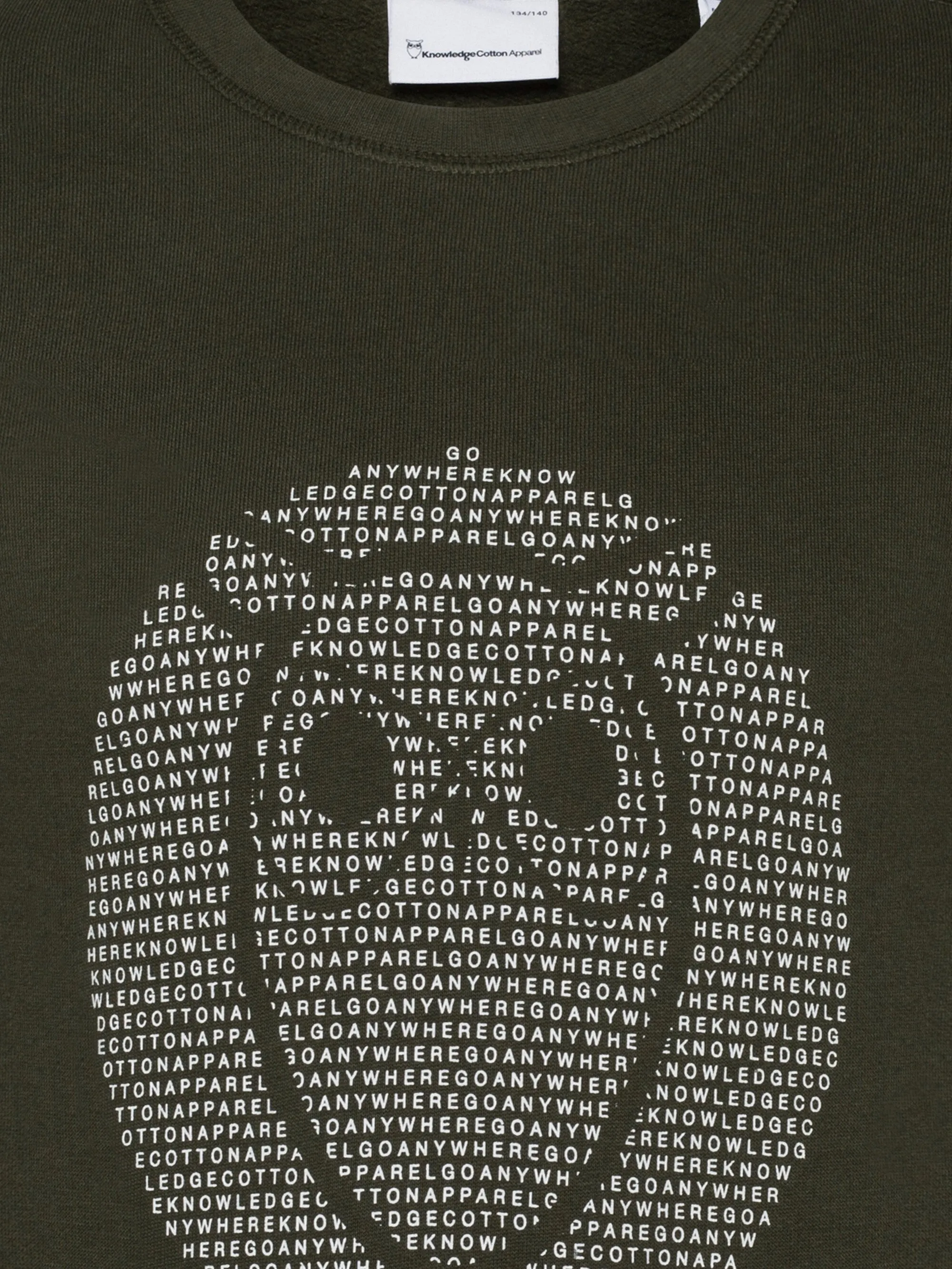 Sweat with big owl print - Forrest Night Knowledge Cotton
