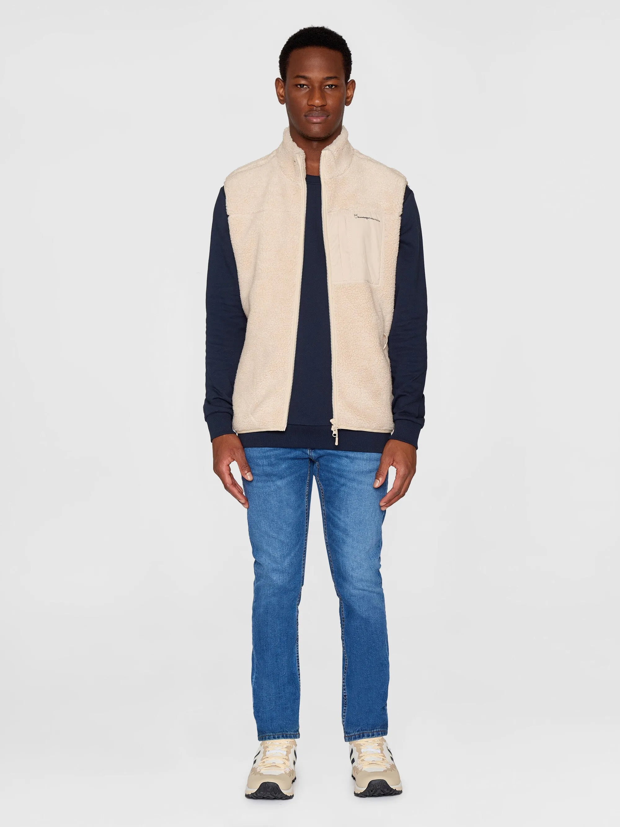 Teddy fleece vest - Item Colour Knowledge Cotton