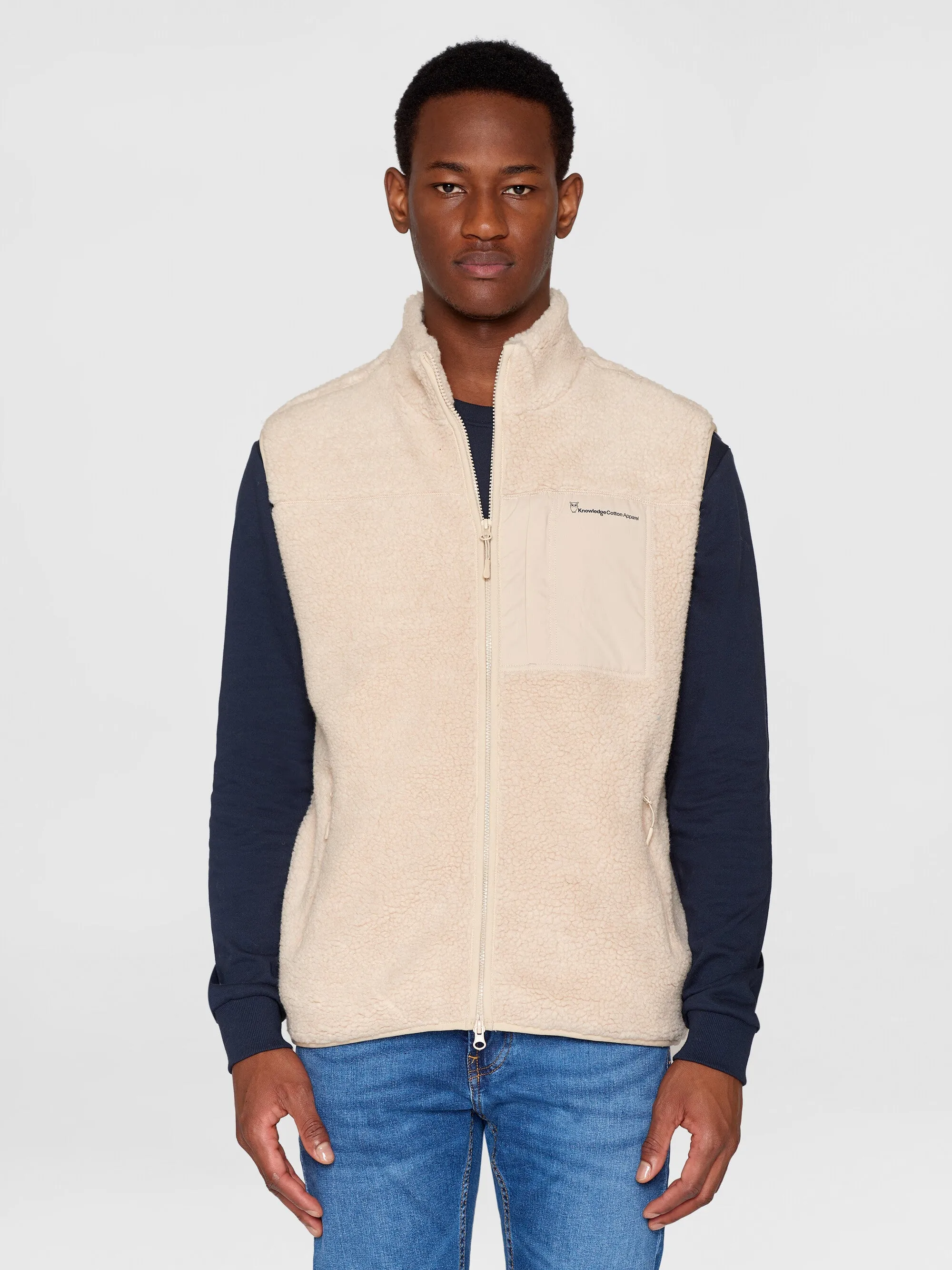 Teddy fleece vest - Item Colour Knowledge Cotton