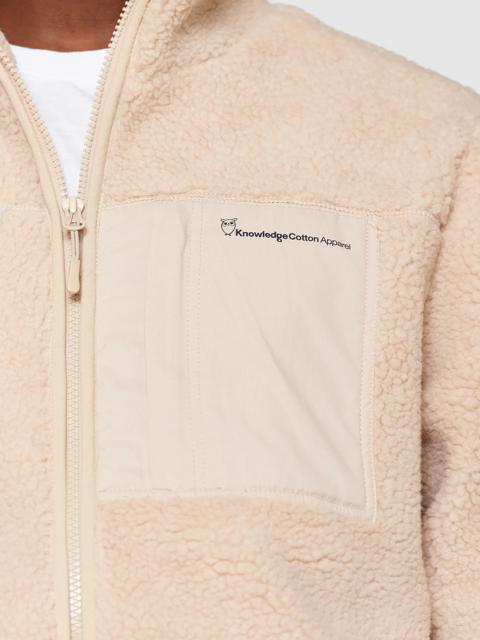 Teddy fleece zip sweat - Item Colour Knowledge Cotton