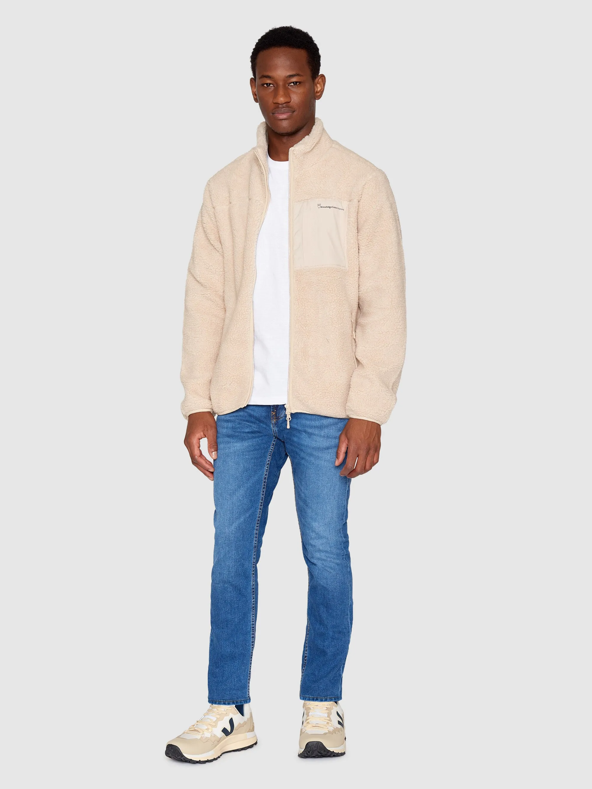 Teddy fleece zip sweat - Item Colour Knowledge Cotton