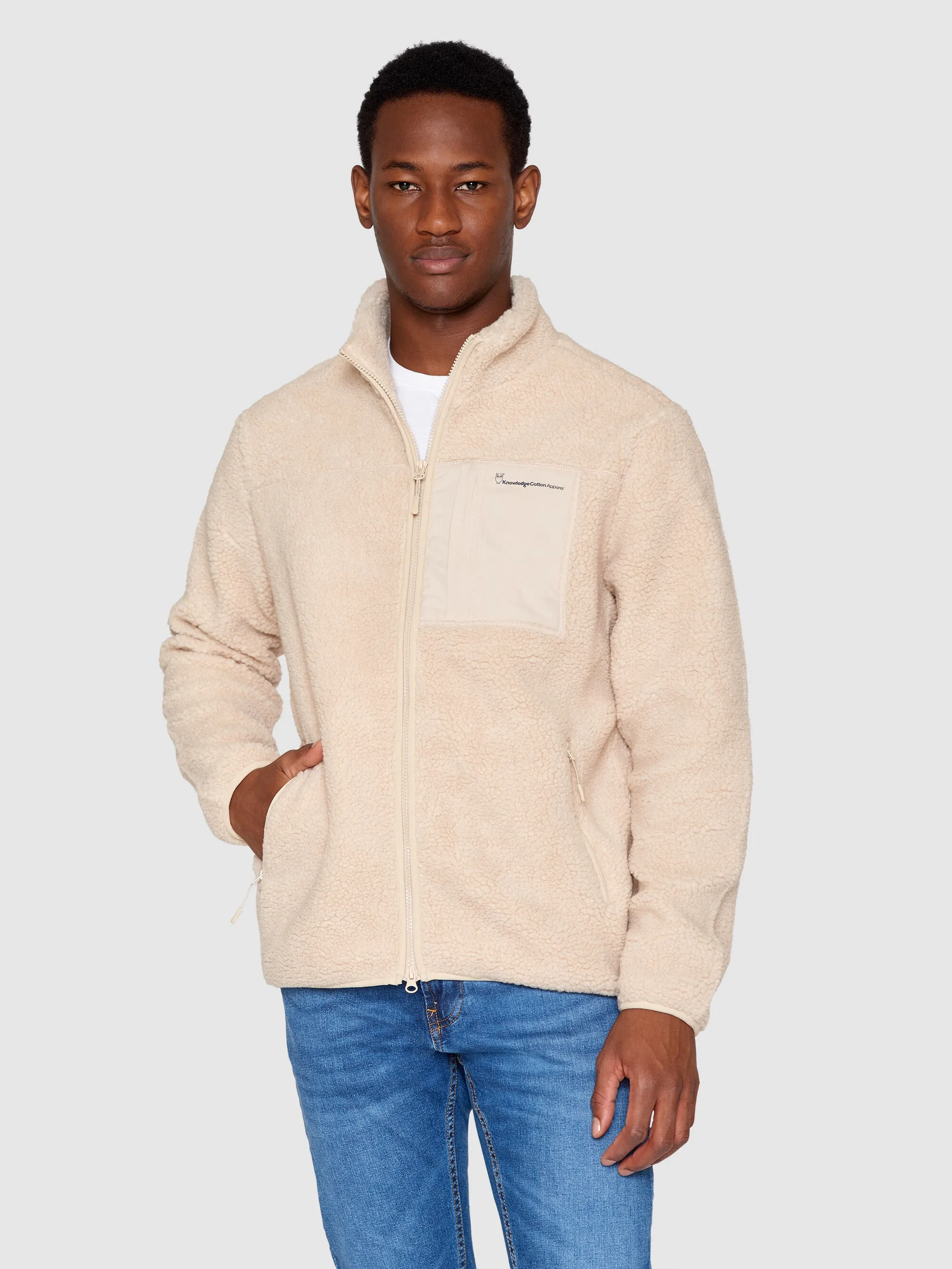 Teddy fleece zip sweat - Item Colour Knowledge Cotton