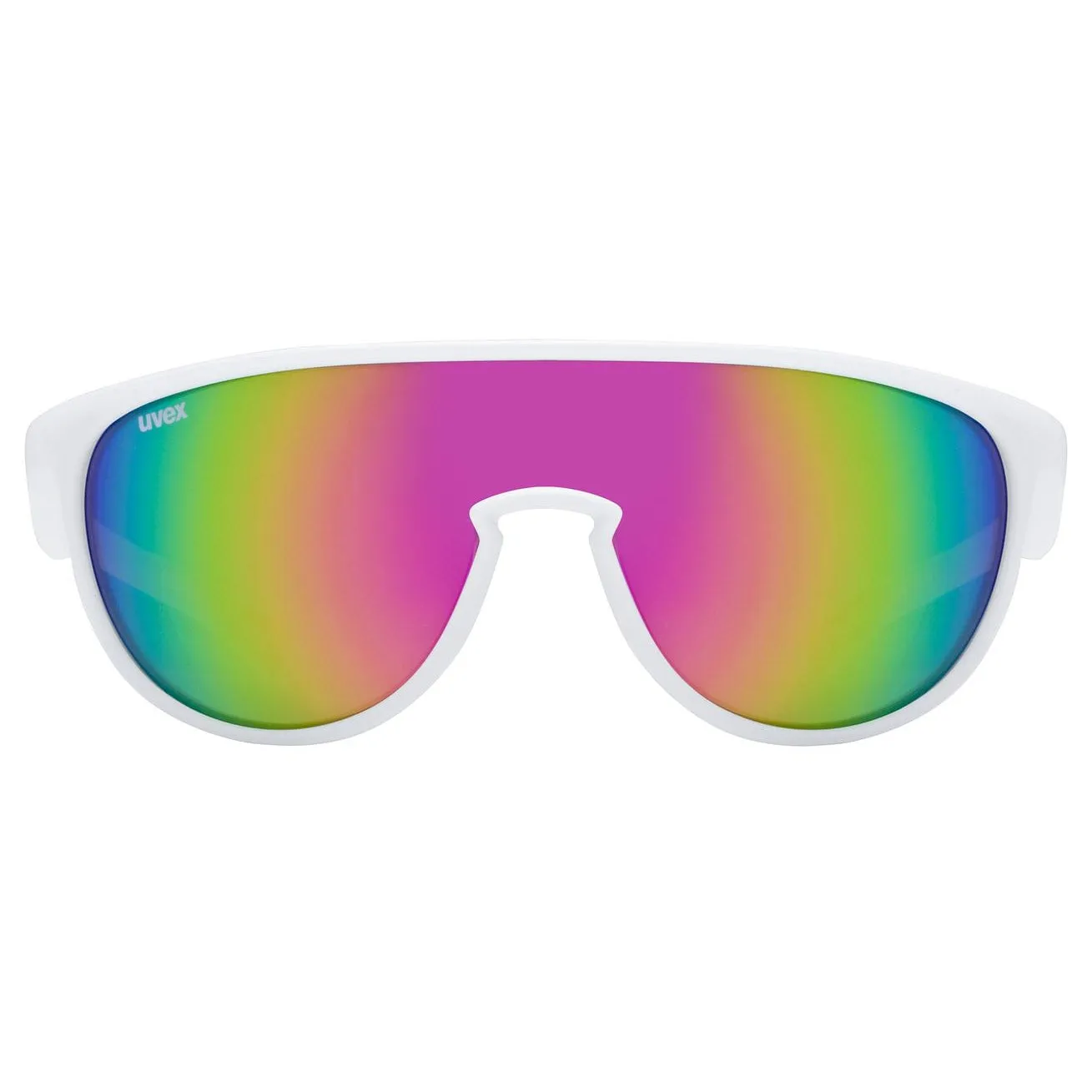 Uvex Sportstyle 514 kids sunglasses - White Matt Mirror Pink