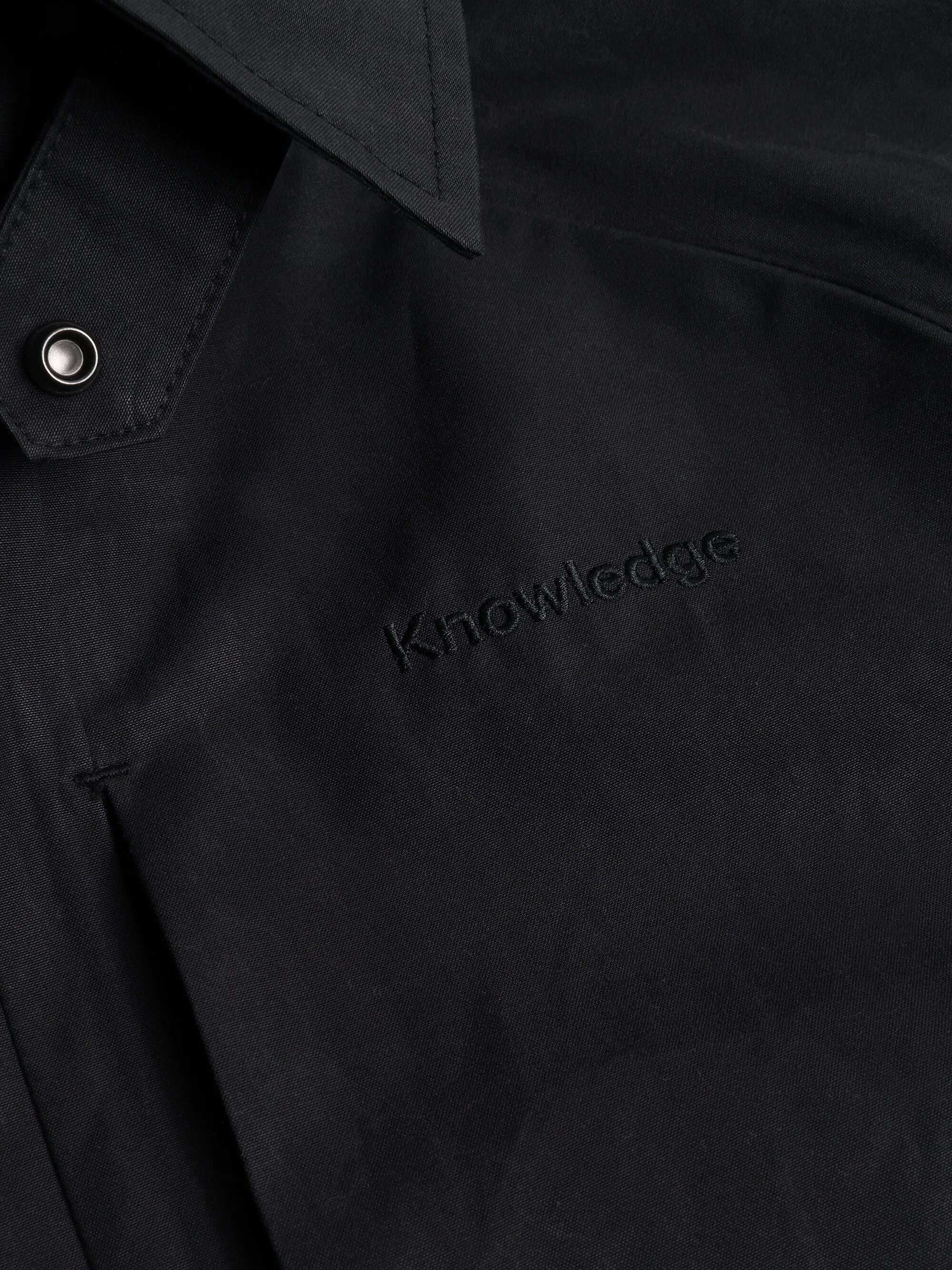 Vent Canvas 200 Classic Jacket - GOTS/Vegan - Black Jet Knowledge Cotton