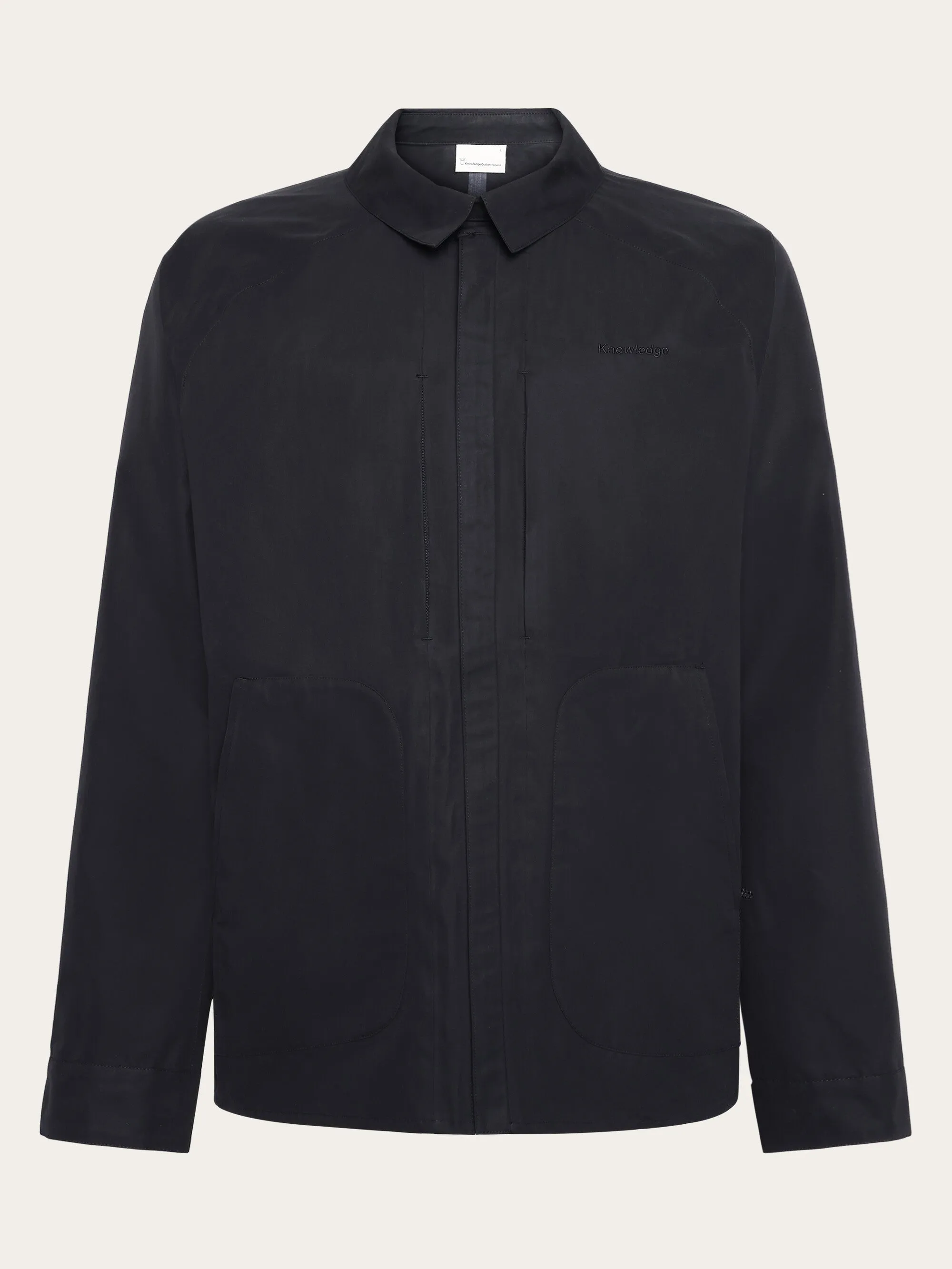 Vent Canvas 200 Classic Jacket - GOTS/Vegan - Black Jet Knowledge Cotton