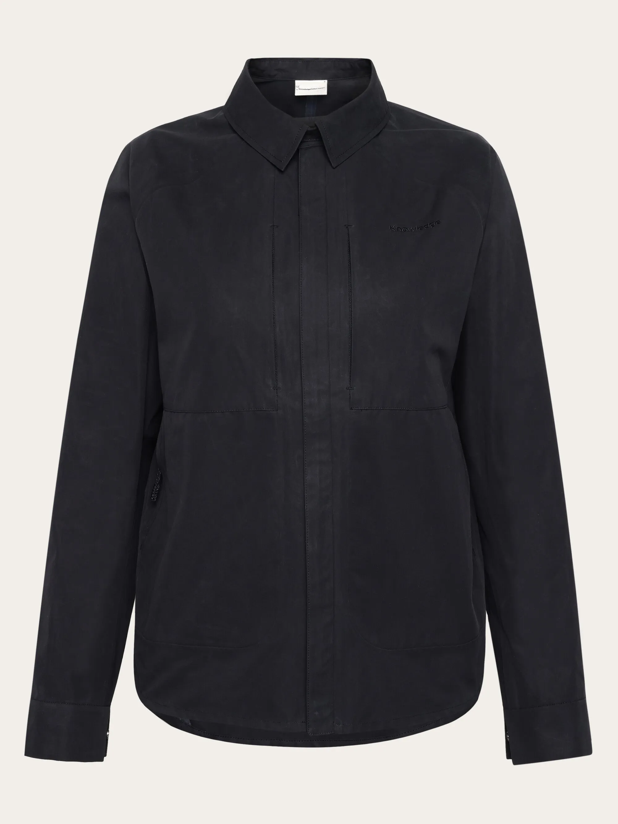 Vent Canvas 200 Classic Jacket - GOTS/Vegan - Black Jet Knowledge Cotton