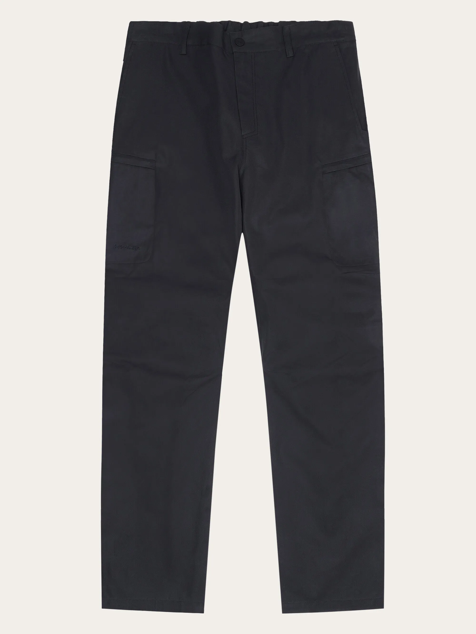 Vent Canvas 200 classic pants - GOTS/Vegan - Black Jet Knowledge Cotton