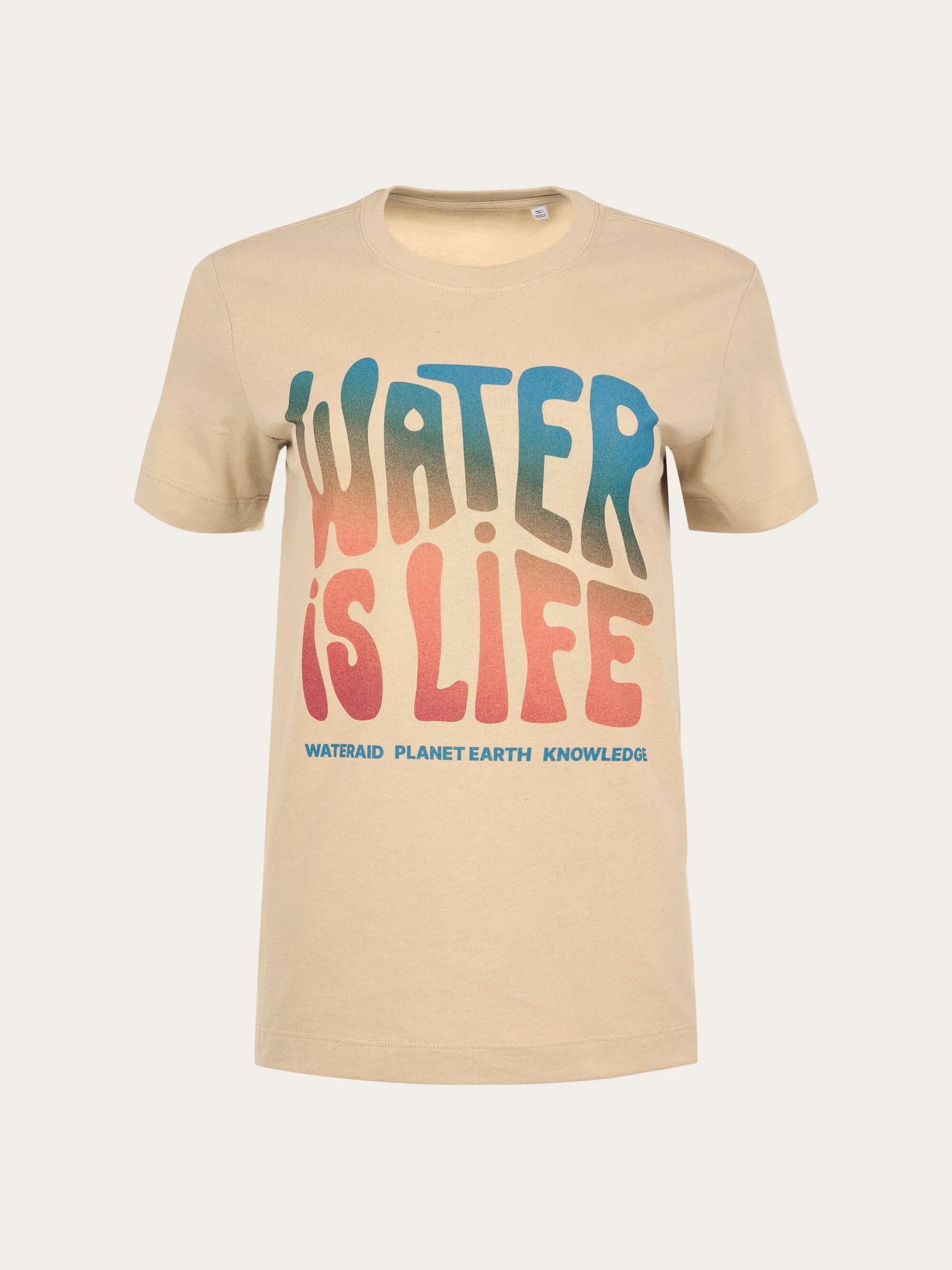 WATERAID front printed t-shirt - Safari Knowledge Cotton