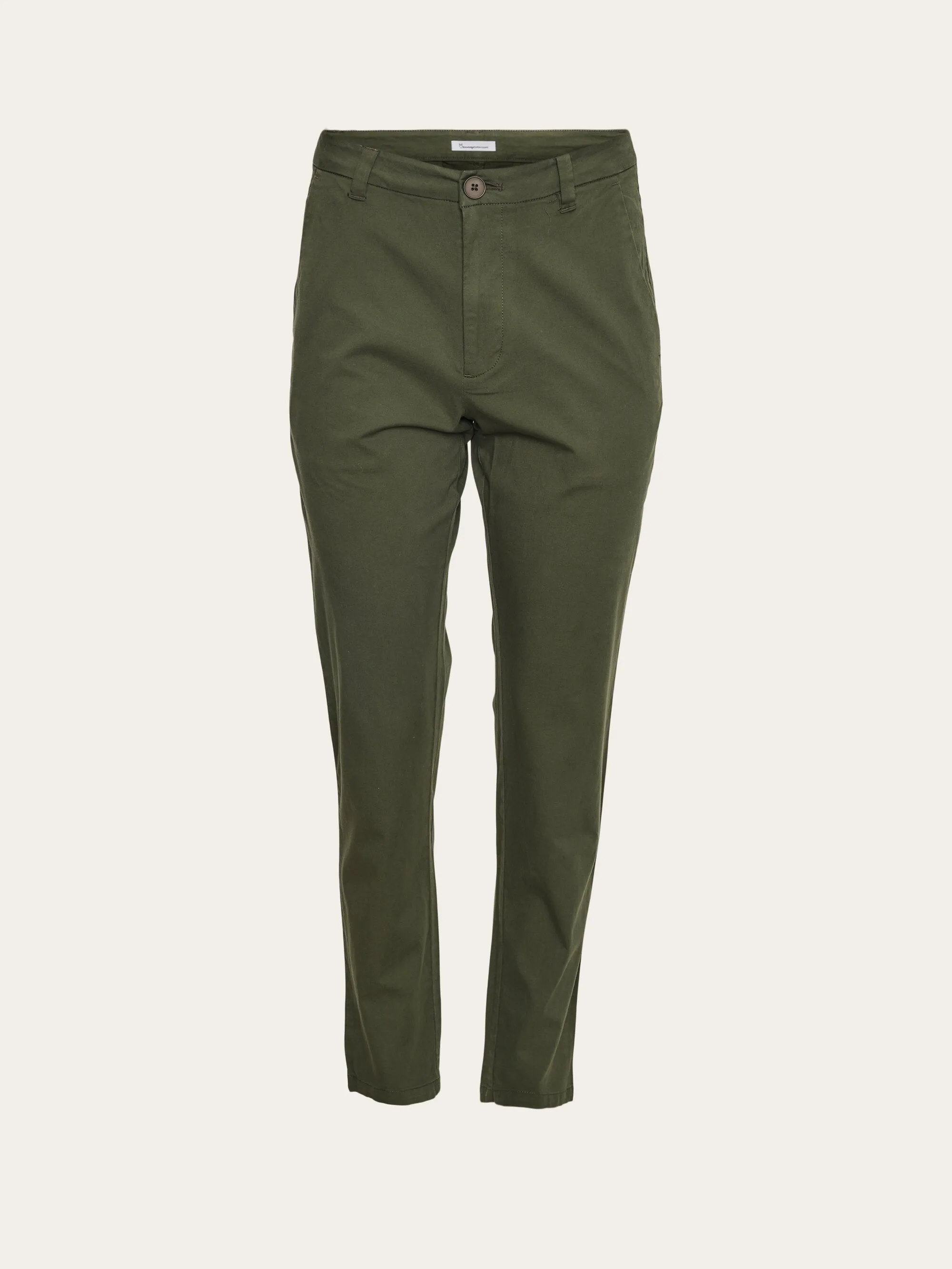 WILLOW regular cropped poplin chino - Forrest Night Knowledge Cotton