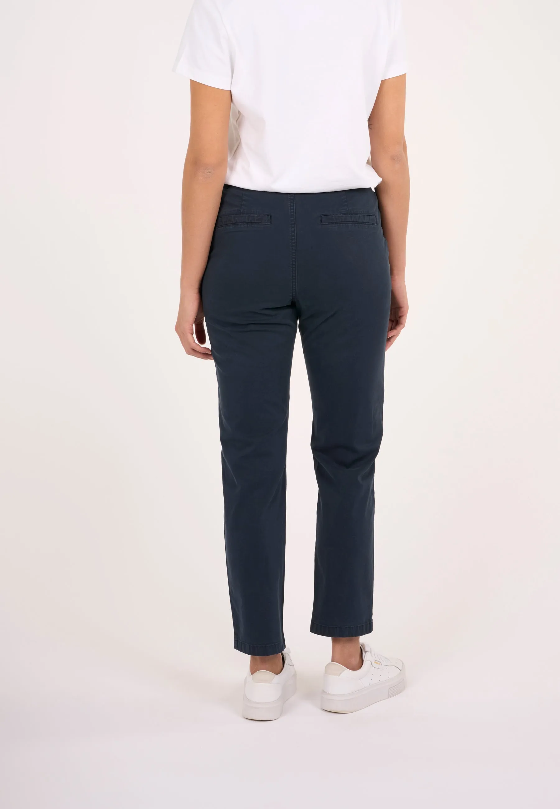 WILLOW regular cropped poplin chino - Total Eclipse Knowledge Cotton
