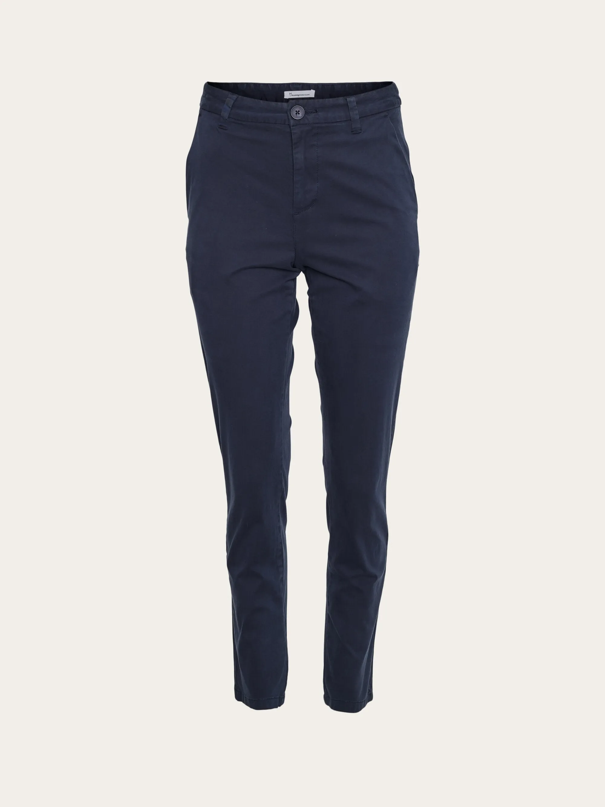 WILLOW regular cropped poplin chino - Total Eclipse Knowledge Cotton