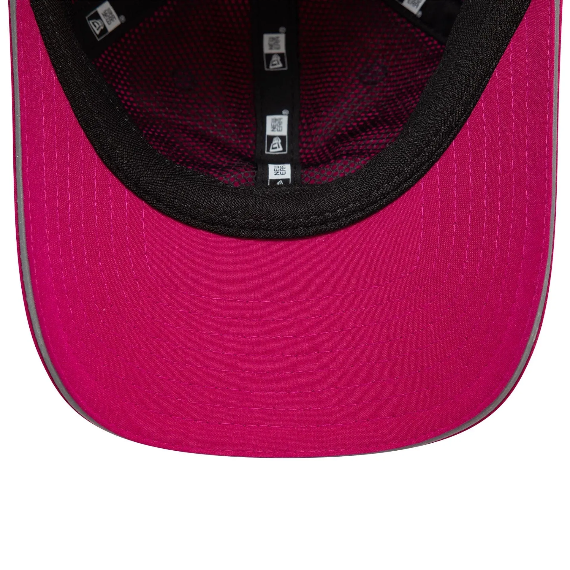 Womens New Era Pink Open Back Adjustable Cap Billy J