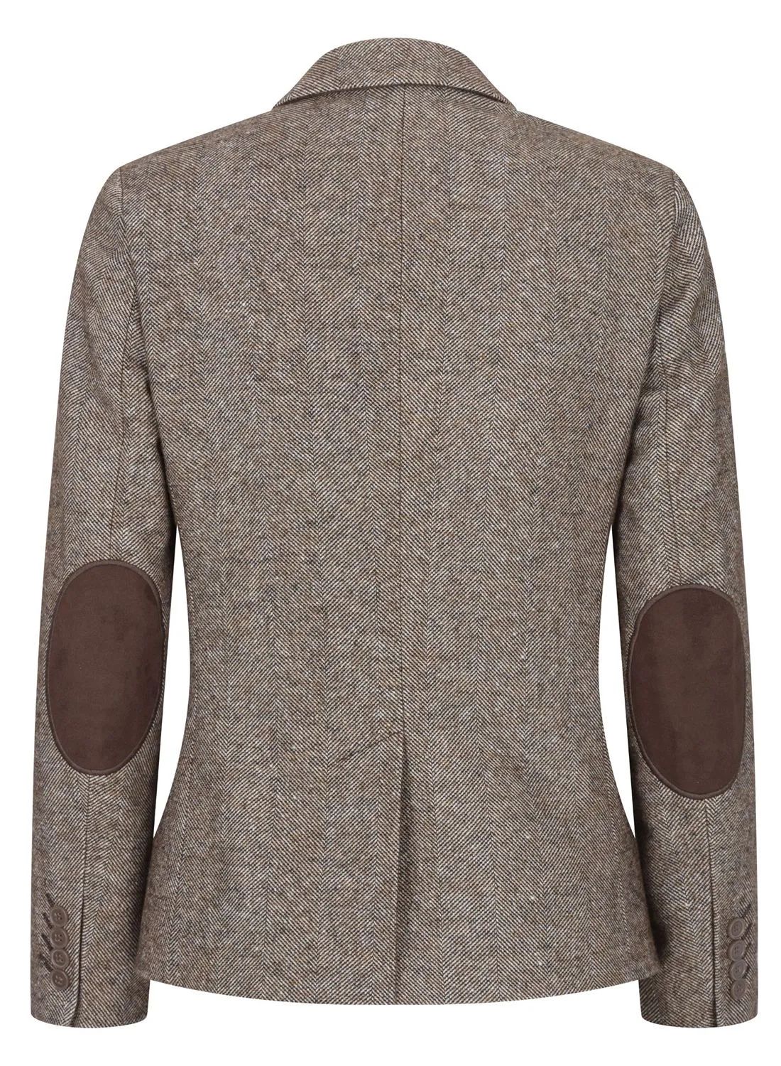 Wsn - Blazer Tweed Herringbone 1920's Wool Acrylic Blend