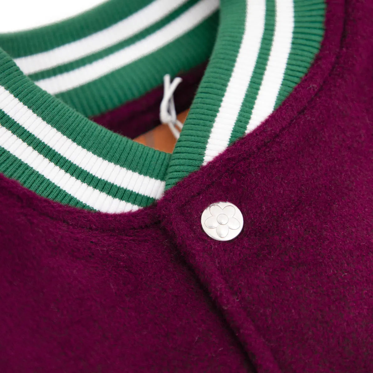 Year Of Dragon Varsity Jacket 'Maroon Cream'