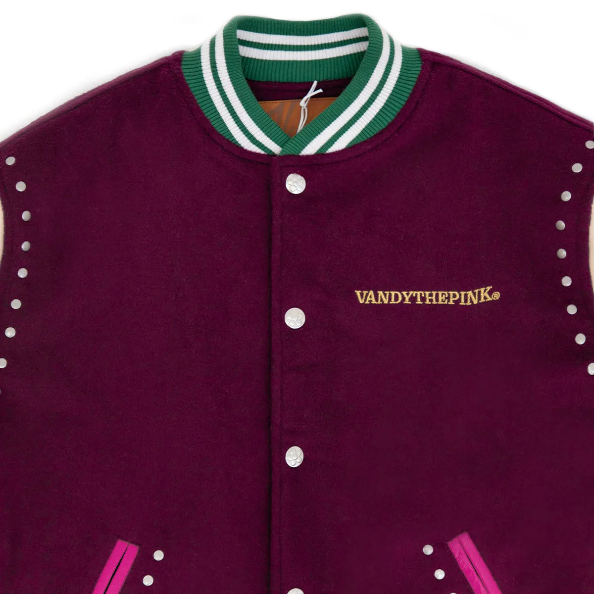Year Of Dragon Varsity Jacket 'Maroon Cream'