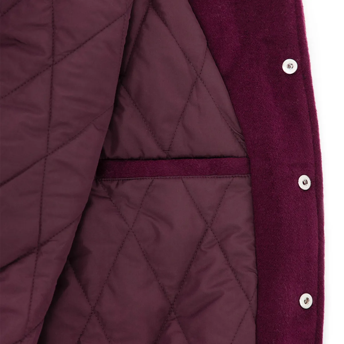 Year Of Dragon Varsity Jacket 'Maroon Cream'