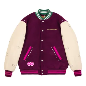 Year Of Dragon Varsity Jacket 'Maroon Cream'
